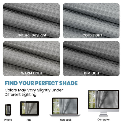 Waffle Shower Curtain with Snap-In Liner, 71" x 74", 3-in-1